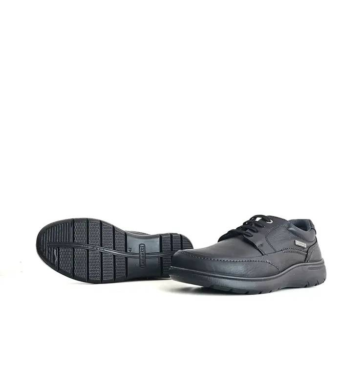 suela ligera zapatos  negros impermeables hombre Luisetti
