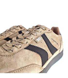 Zapatillas beige mujer Xti detalle materiales