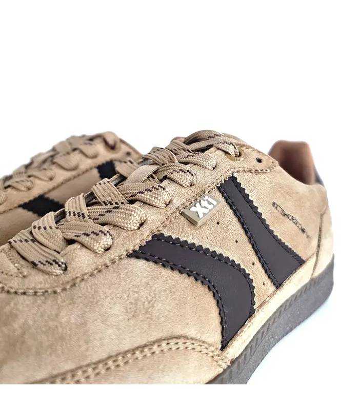 Zapatillas beige mujer Xti detalle materiales