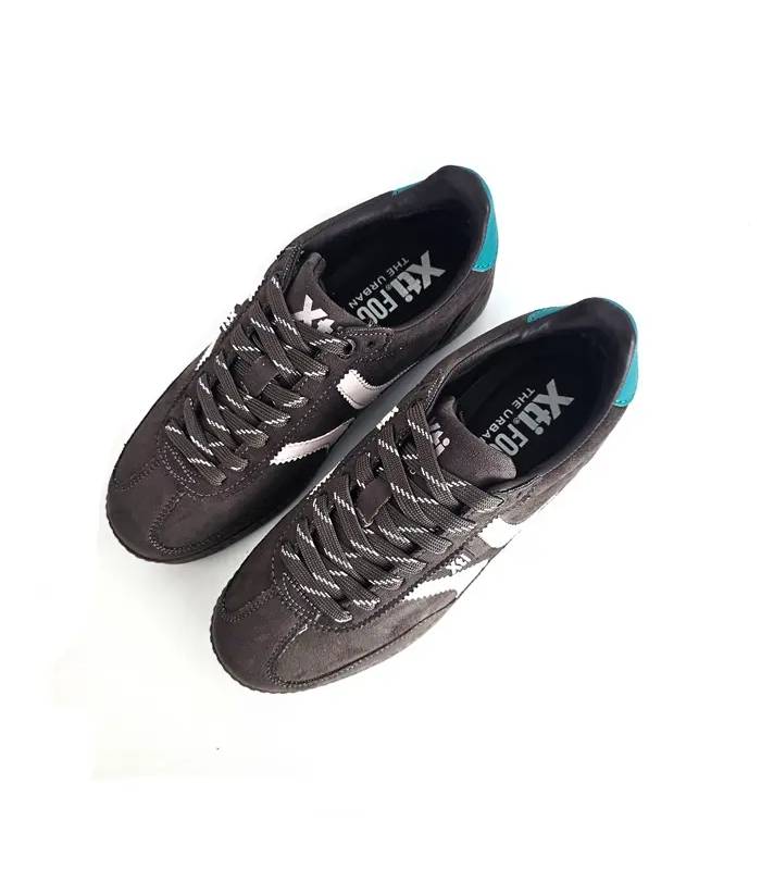 Zapatillas casual mujer marrones Xti con cordones