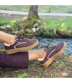 Zapatillas Xti mujer plataforma marrón para otoño invierno pùestas