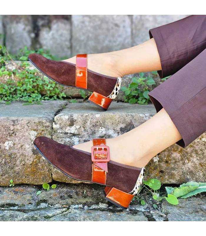 zapatos marrones mujer invierno Nival Rock 21 puestos