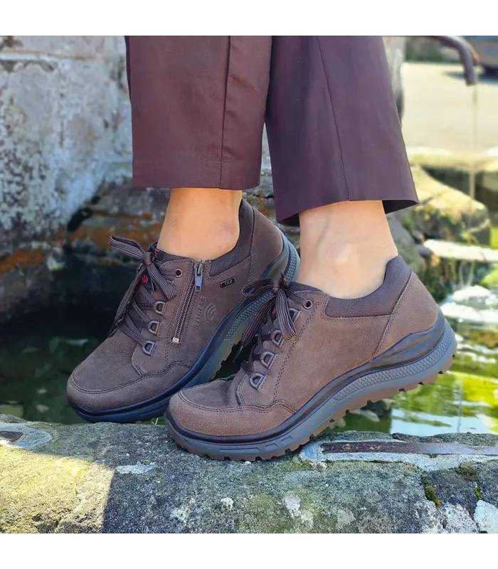 Zapatos mujer G Comfort cordones cremallera horma ancha puestos