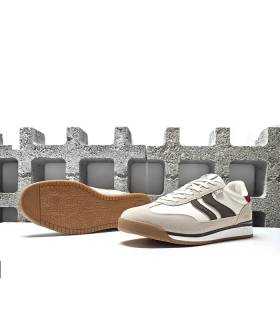 Zapatillas casual hombre XTI beige con suela de goma