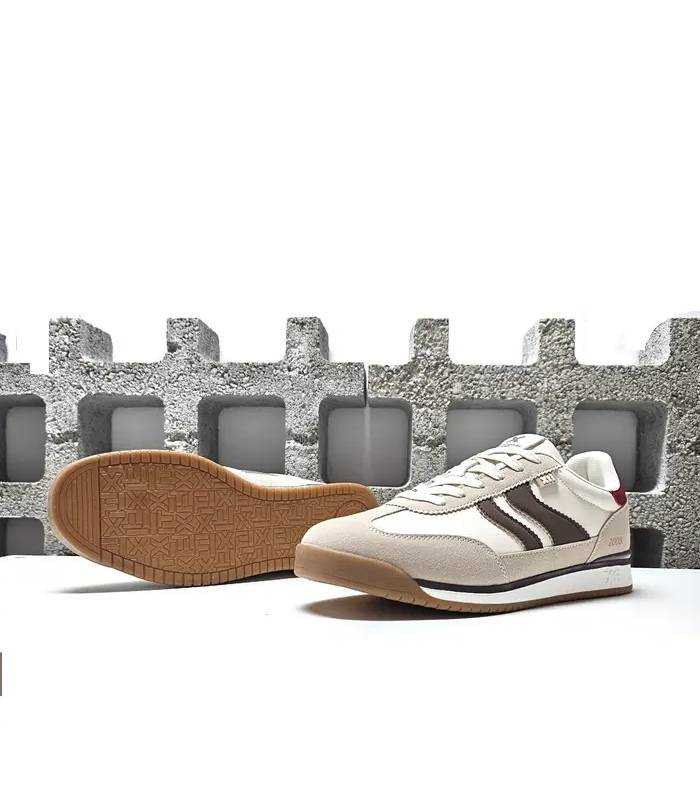 Zapatillas casual hombre XTI beige con suela de goma