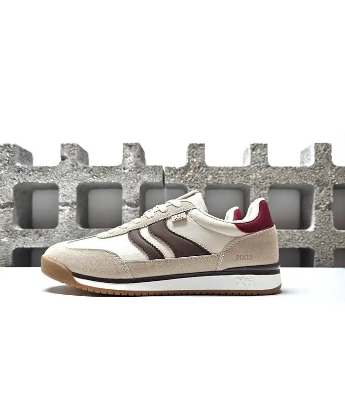 zapatillas XTI hombre beige, perfil