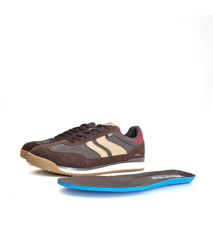 Plantilla extraíble zapatillas XTI hombre casual marrones
