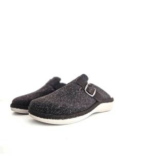 Zapatillas casa mujer invierno Salvi Confort Elfo marrón oscuro