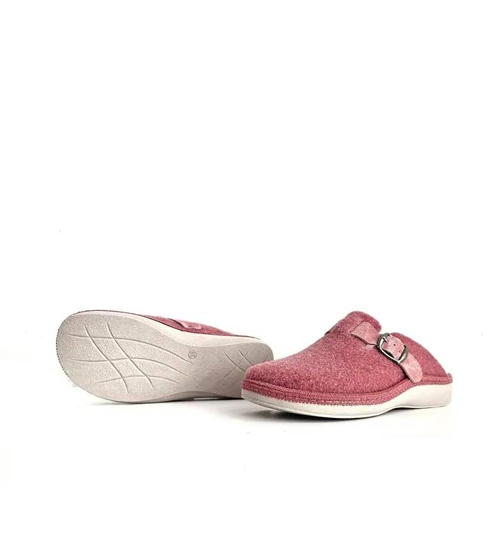 Zapatillas Salvi mujer rosa con suela antideslizante flexible