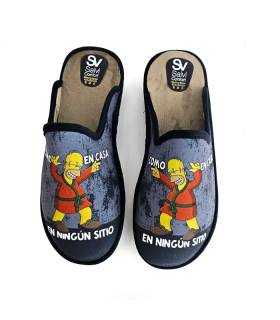 Zapatillas casa hombre divertidas Homer Simpson Salvi Confort