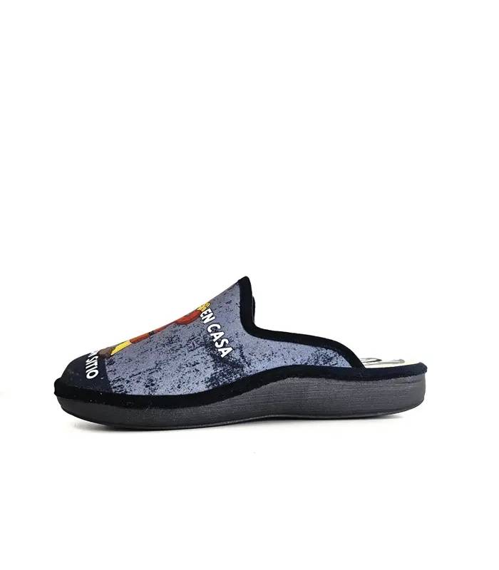 Zapatillas Salvi Comfort hombre Homer Simpson vista lateral