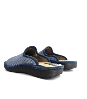 Zapatillas hombre destalonadas invierno Salvi Confort azul