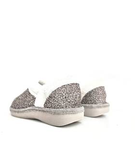 Zapatillas mujer interior suave Salvi Lugo topo