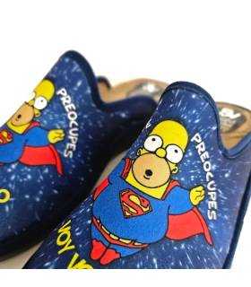 Detalle Homer Simpson zapatillas casa hombre Salv