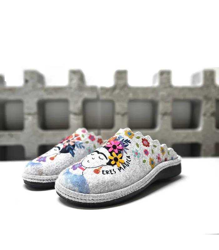 Zapatillas casa mujer Frida Salvi Confort invierno