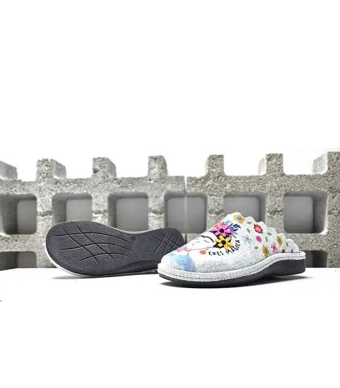 Zapatillas mujer Frida Kahlo Salvi Confort suela