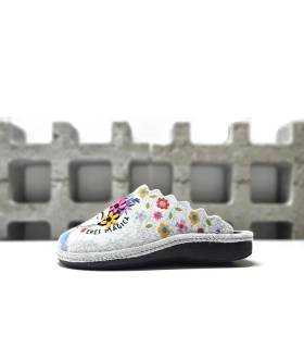Perfil zapatillas casa mujer Frida Salvi Confort
