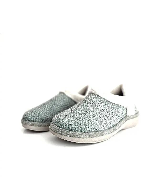 Zapatillas casa mujer cerradas Salvi Lugo Polaris verde
