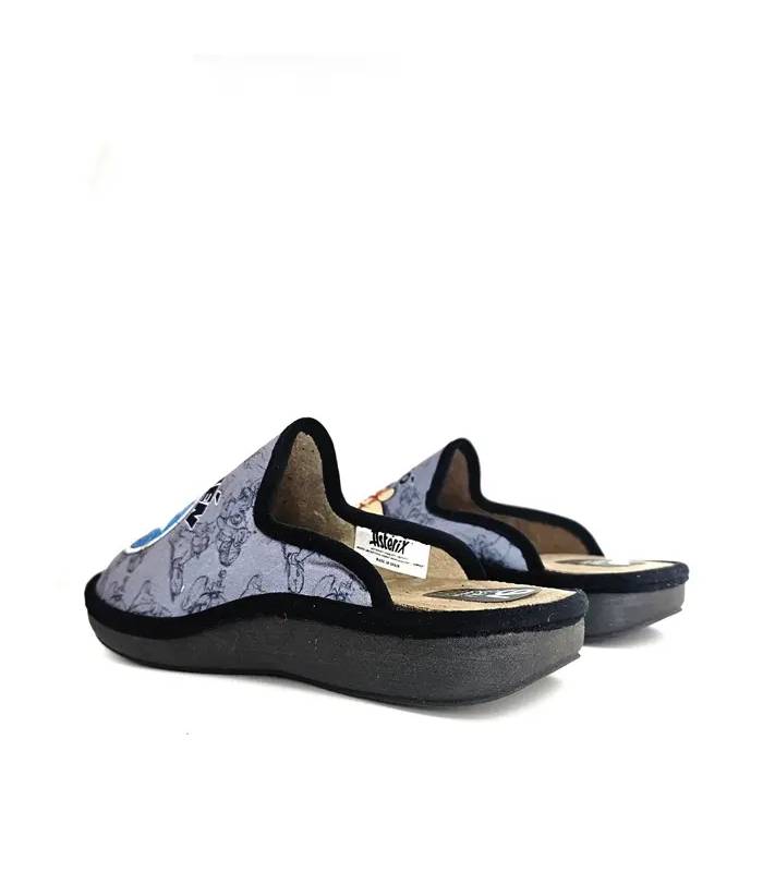 Zapatillas hombre destalonadas Asterix Obelix vista trasera