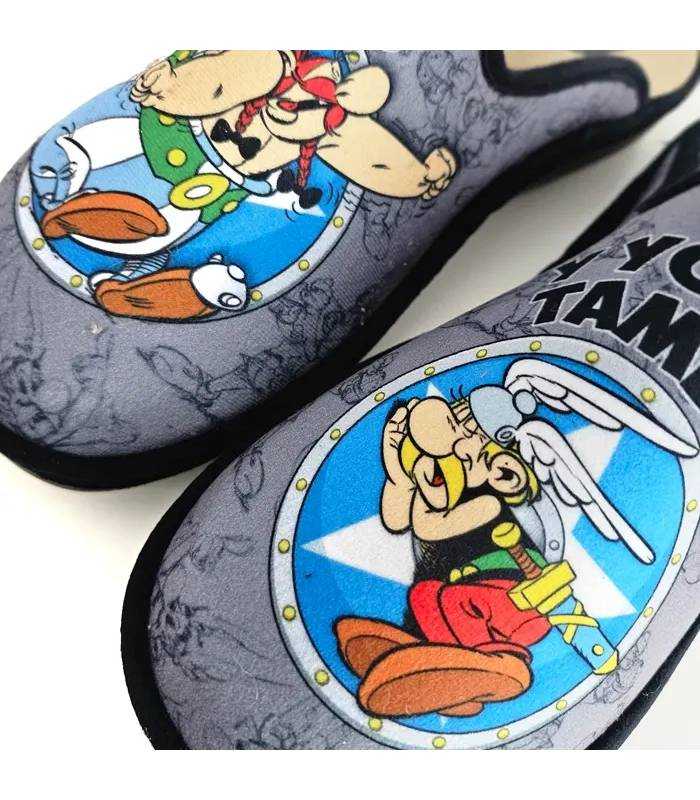 Detalle dibujo Asterix Obelix zapatillas hombre Salvi