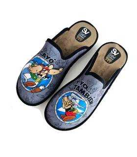 Zapatillas Salvi Comfort hombre Asterix Obelix vista superior