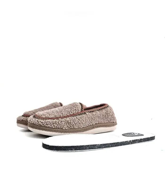 Zapatillas mujer plantilla extraíble Salvi mocasín taupe