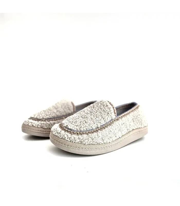 Zapatillas tipo mocasín mujer Salvi Confort gris