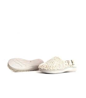 zapatillas de casa mujer beige suela antideslizante