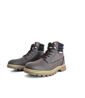 Botas hombre invierno marrones Nicoboco lateral