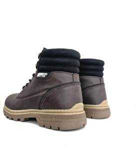 Botines Nicoboco hombre marrones vista trasera