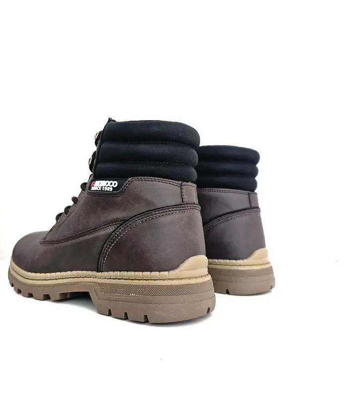 Botines Nicoboco hombre marrones vista trasera