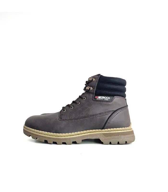 Botas casual hombre marrones Nicoboco perfil