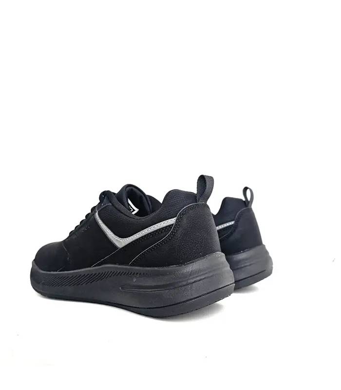Zapatillas trabajo hombre cómodas Nicoboco vista trasera