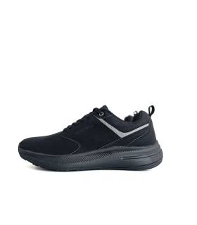 Zapatillas negras hombre trabajo vista frontal