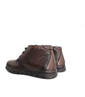Botines hombre vestir piel con cordones