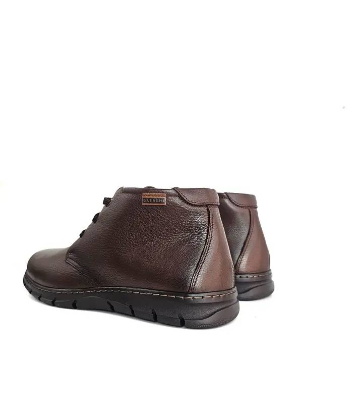 Botines hombre vestir piel con cordones