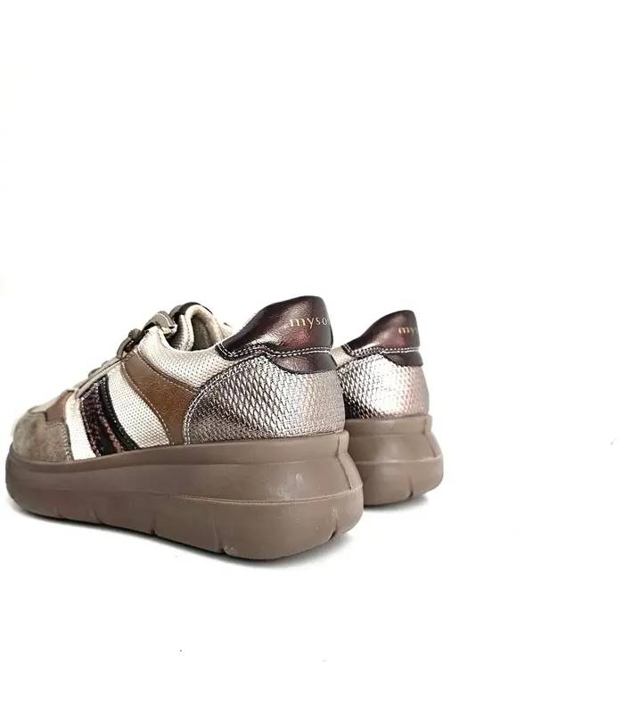 zapatos mujer tonos tierra, trasera