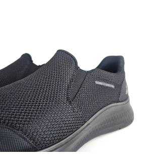 Detalle tejido Luisetti Easy-Ins hombre negro