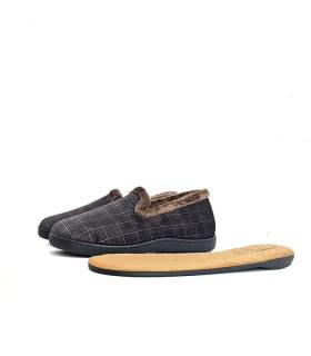 Zapatillas de invierno Plumaflex para hombre con plantilla extraíble efecto memoria marrones