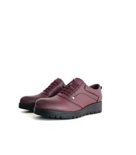Zapatos cómodos mujer invierno The Happy Monk burdeos