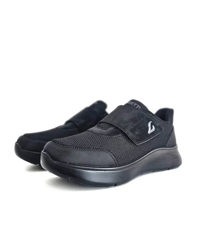 Zapatillas Luisetti hombre velcro trabajo vista lateral