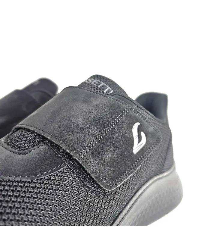 Detalle velcro ancho zapatillas Luisetti hombre