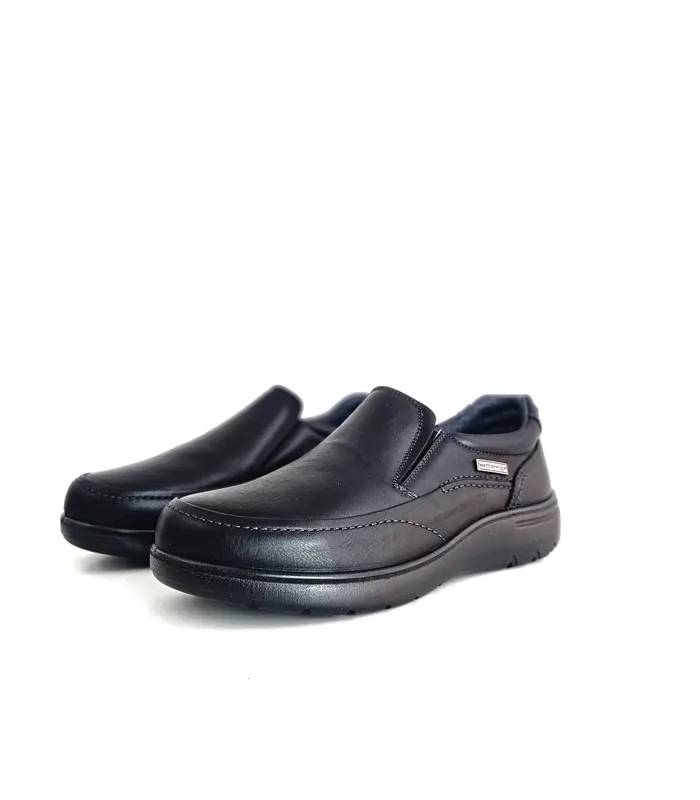 zapatos Luisetti hombre negros cómodos para invierno