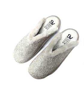 Vista superior zapatillas Salvi Comfort mujer crudo