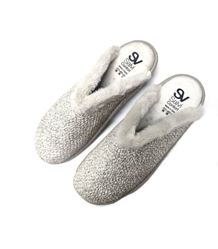 Vista superior zapatillas Salvi Comfort mujer crudo