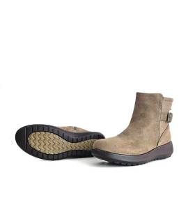 Botines mujer beige suela ligera Mysoft