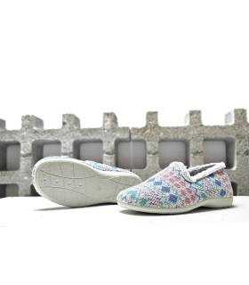 Zapatillas casa mujer cerradas Cabrera vista suela