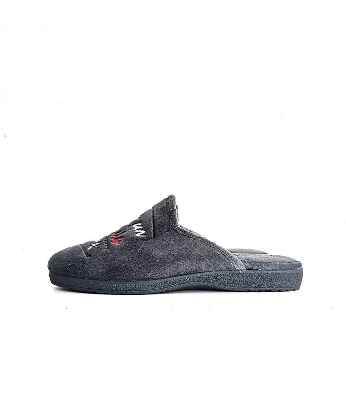 Perfil zapatillas casa abuelo Cabrera gris