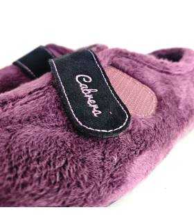 Zapatillas mujer horma ancha Cabrera detalle velcro