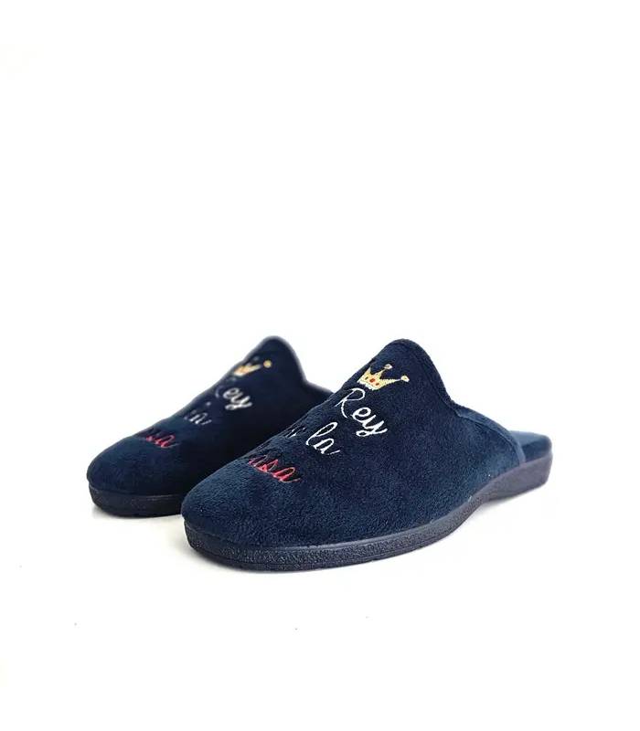 Zapatillas casa hombre divertidas Rey de la Casa